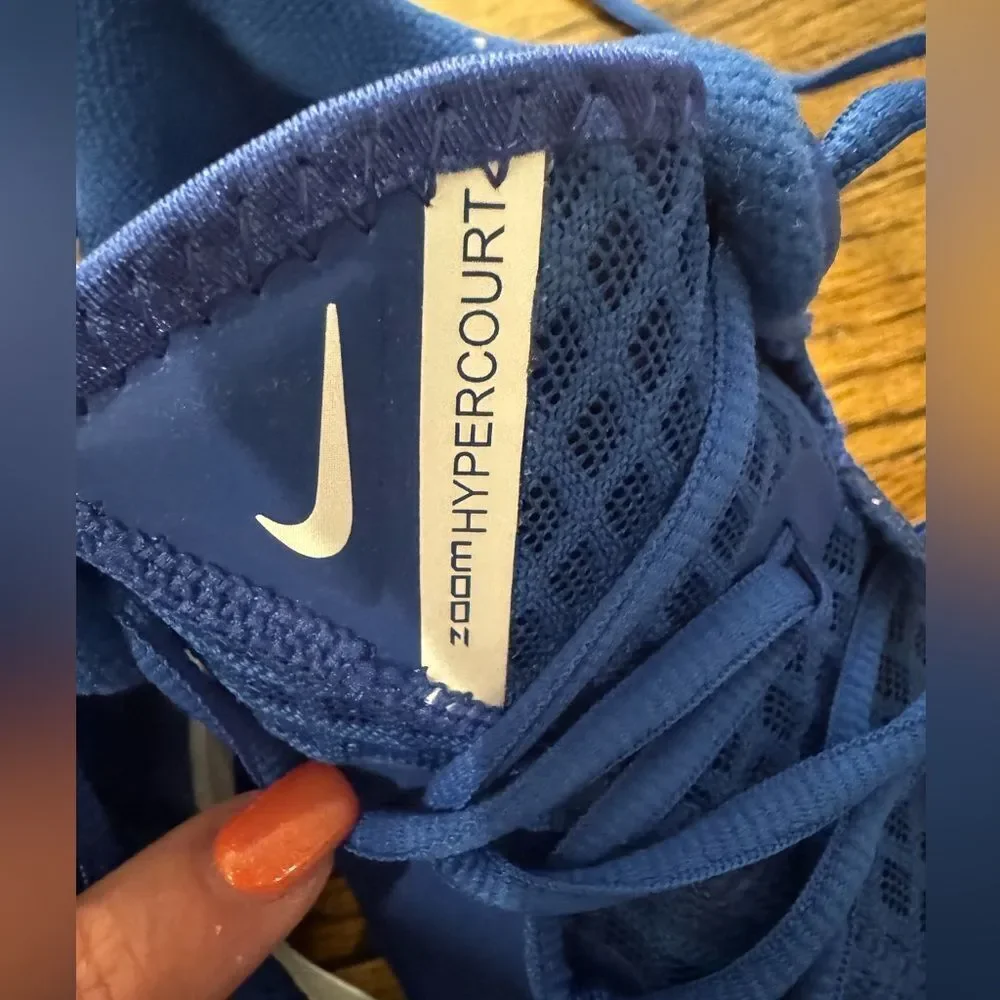 NIKE Zoom Hyperspeed Hypercourt Volleyball Court Shoes Blue White 6.5